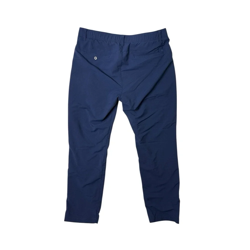 Under Armour Pants Mens 38 x 32 Navy Golf Performance Stretch 4 Pocket 1342263‎